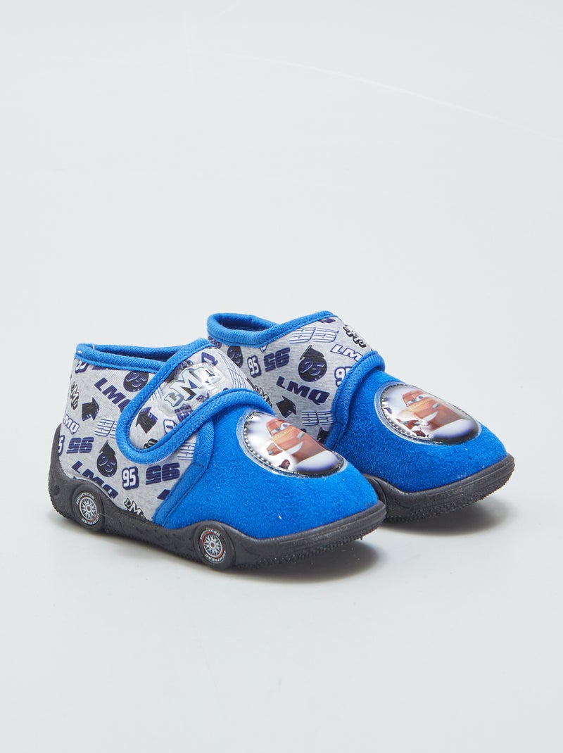 Zapatillas de casa velcro 'Cars' azul - Kiabi
