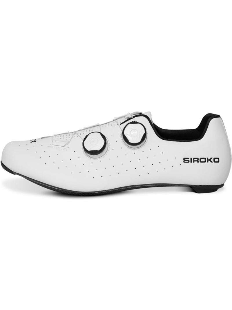 Zapatillas de ciclismo carretera ciclismo hombre y mujer okoris Blanco - Kiabi