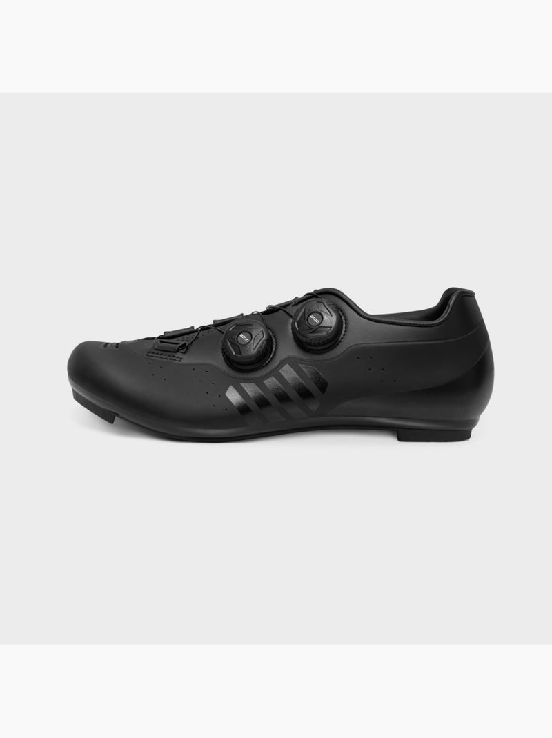 Zapatillas de ciclismo carretera ciclismo hombre y mujer revolve Negro - Kiabi