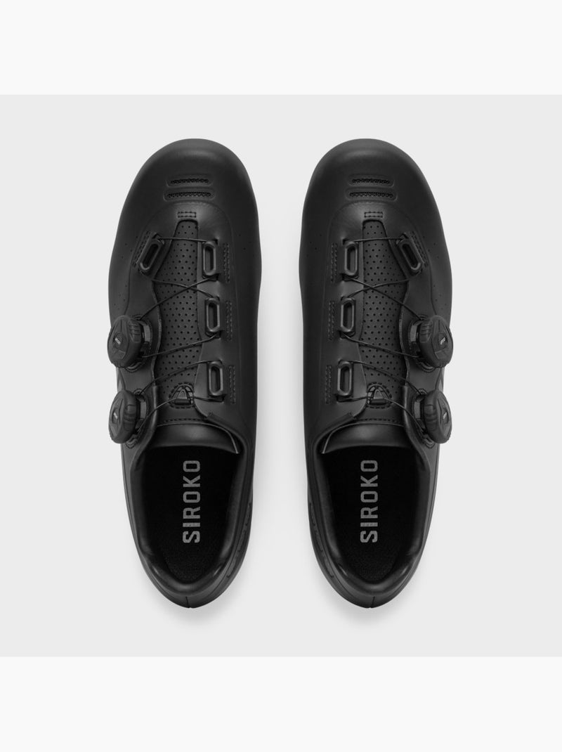 Zapatillas de ciclismo carretera ciclismo hombre y mujer revolve Negro - Kiabi