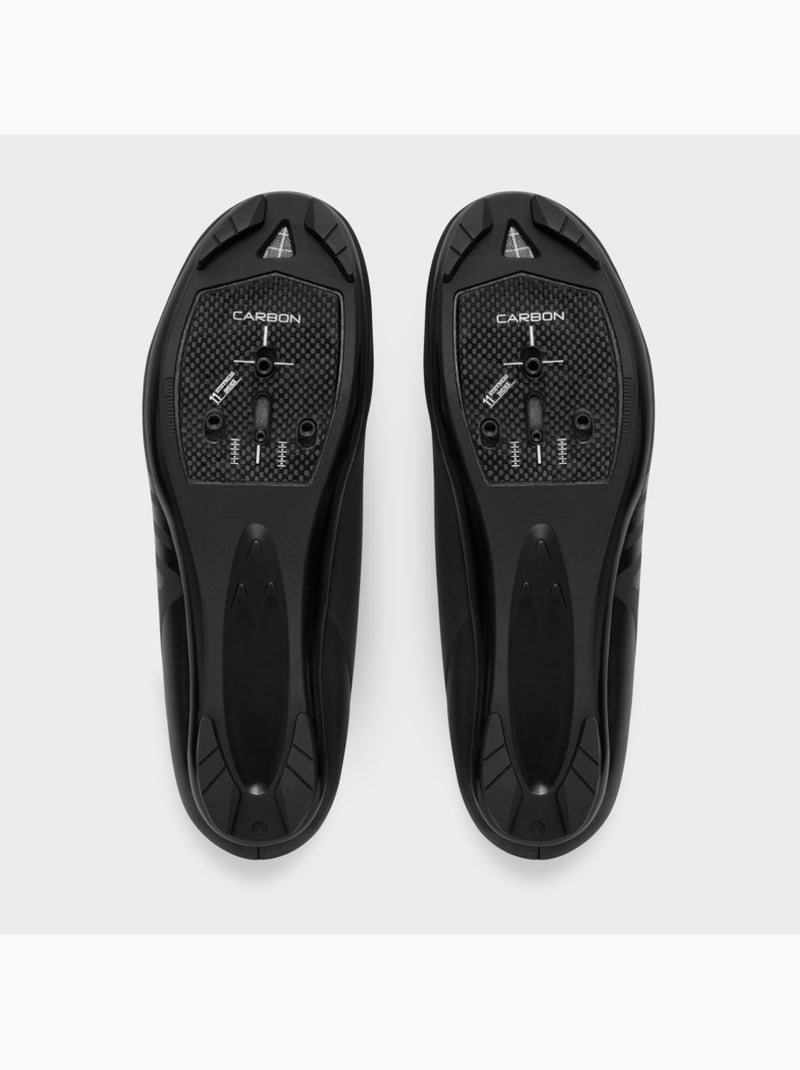 Zapatillas de ciclismo carretera ciclismo hombre y mujer revolve Negro - Kiabi
