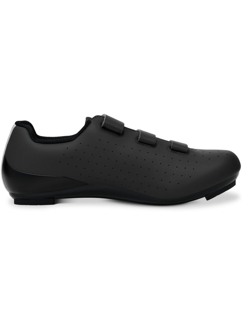 Zapatillas de ciclismo carretera ciclismo hombre y mujer riderev Negro - Kiabi
