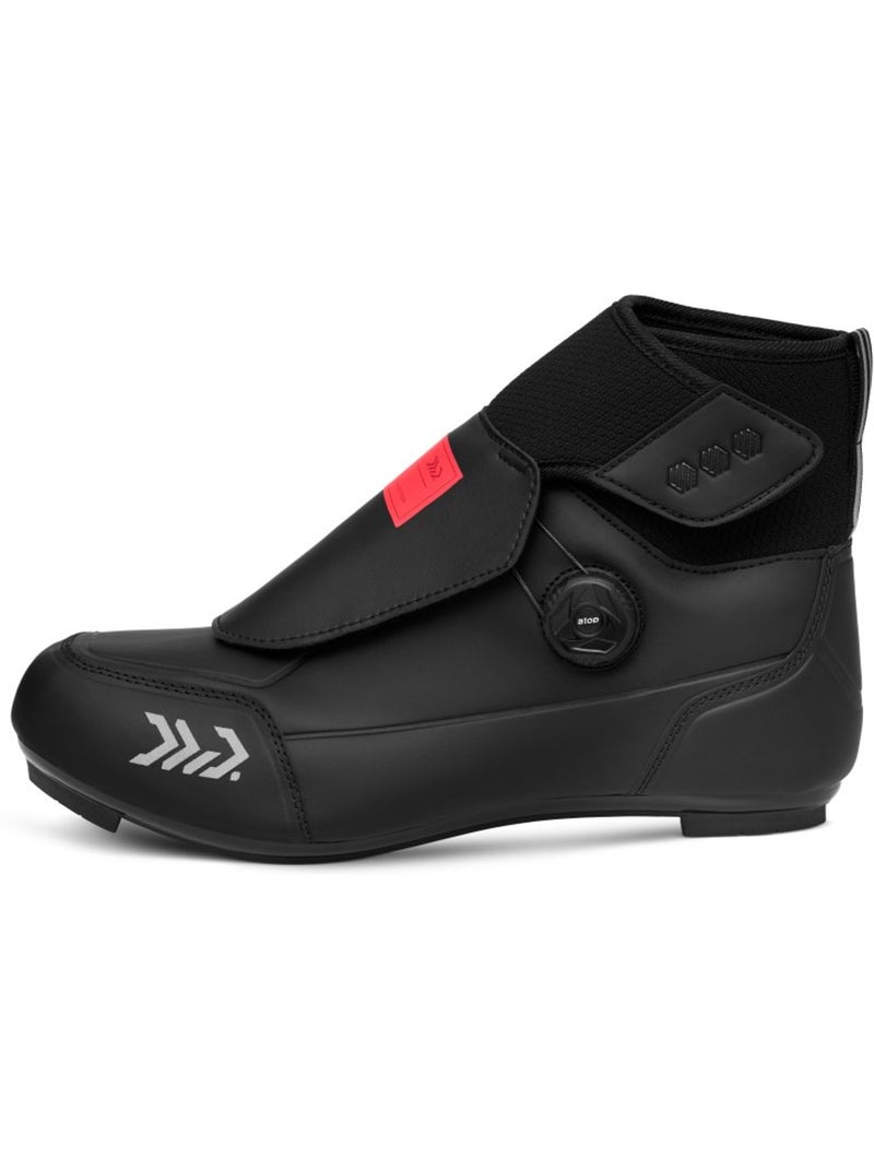 Zapatillas de ciclismo carretera invierno ciclismo hombre y mujer dw noord Negro - Kiabi
