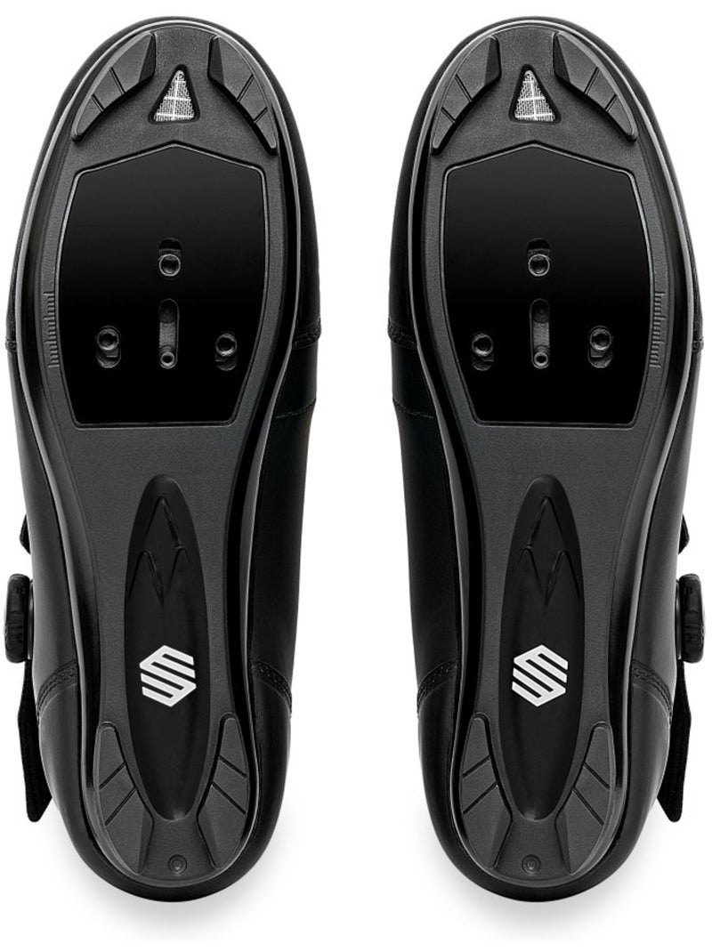 Zapatillas de ciclismo carretera invierno ciclismo hombre y mujer dw noord Negro - Kiabi