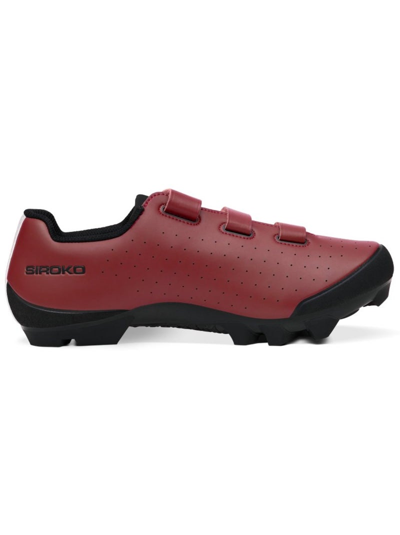 Zapatillas de ciclismo gravel ciclismo hombre y mujer sigr300 Rojo - Kiabi