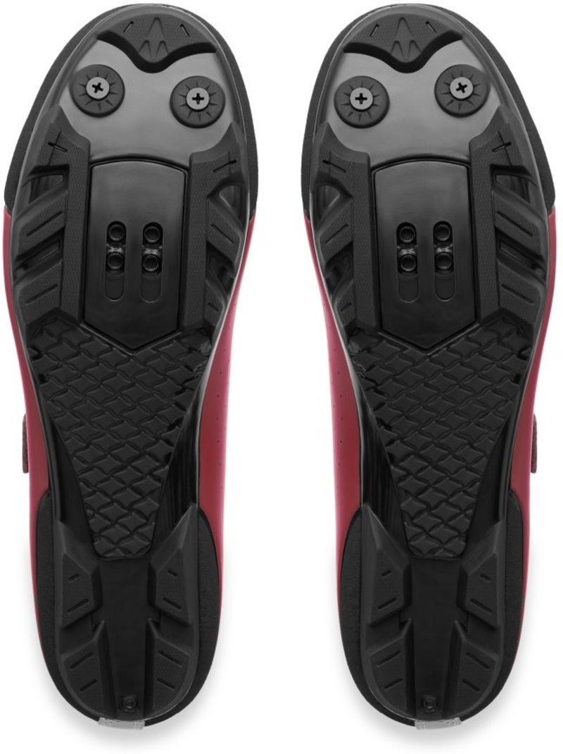 Zapatillas de ciclismo gravel ciclismo hombre y mujer sigr300 Rojo - Kiabi