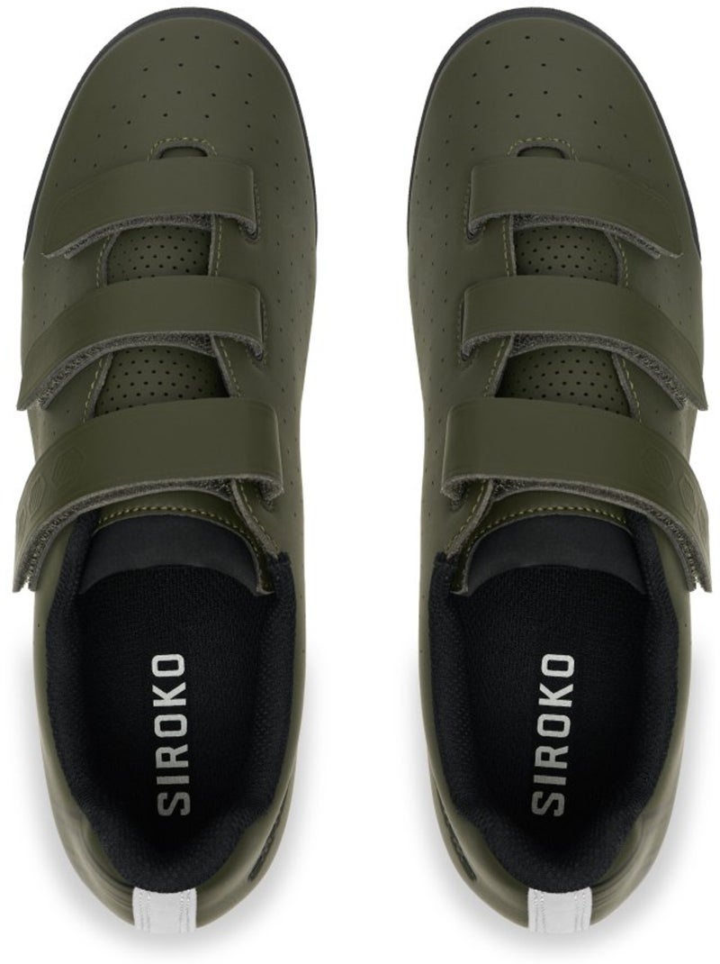 Zapatillas de ciclismo gravel ciclismo hombre y mujer sigr300 Verde - Kiabi