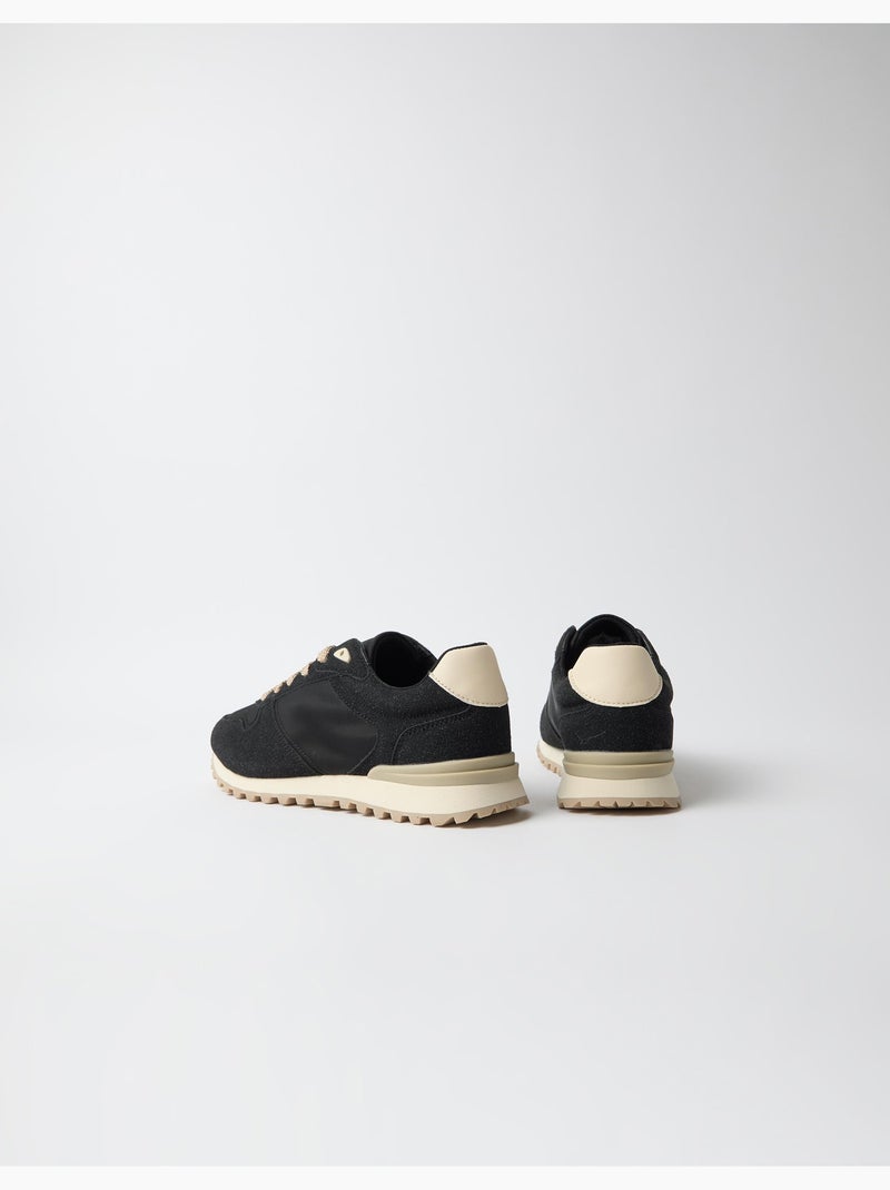 Zapatillas de contraste, mo fashion Negro - Kiabi
