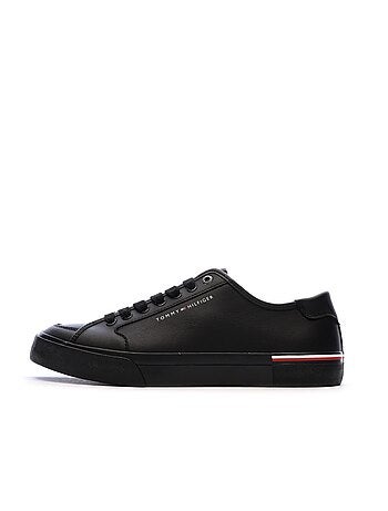 Zapatillas de cuero para hombre Tommy Hilfiger Core Corporate Vulc