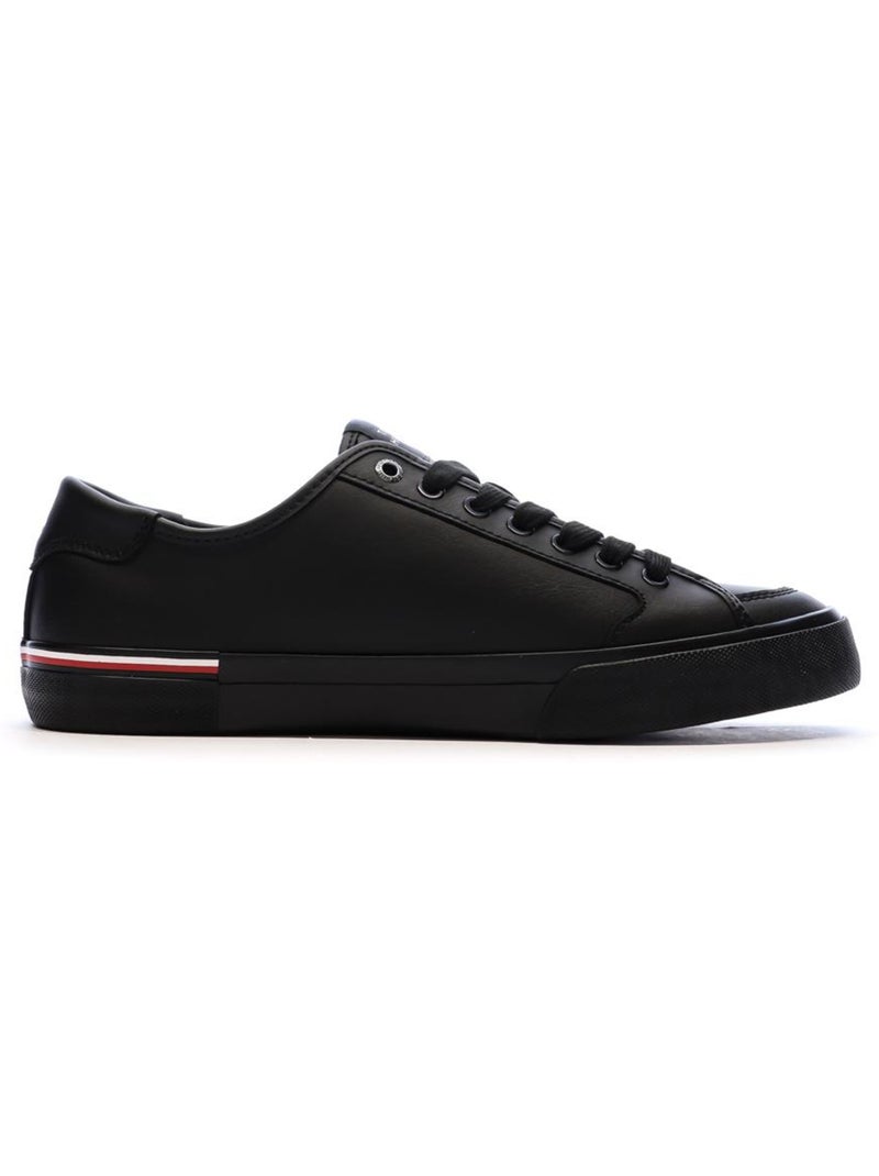 Zapatillas de Cuero para Hombre Tommy Hilfiger Negro - Kiabi