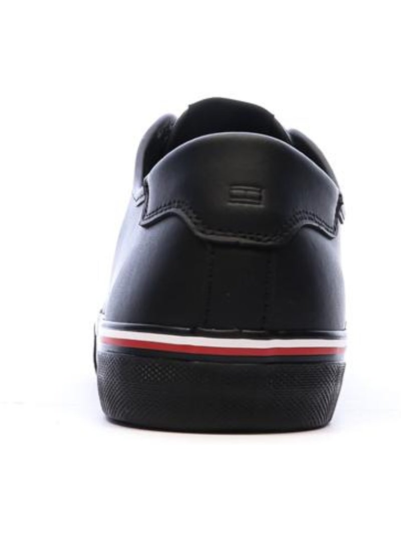 Zapatillas de Cuero para Hombre Tommy Hilfiger Negro - Kiabi
