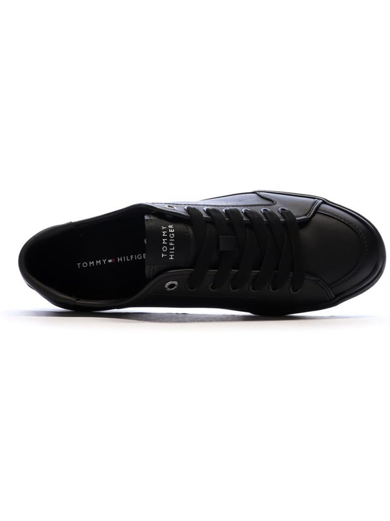 Zapatillas de Cuero para Hombre Tommy Hilfiger Negro - Kiabi