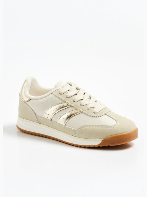 Zapatillas de cuña con efecto ante - AFIBEL - Kiabi