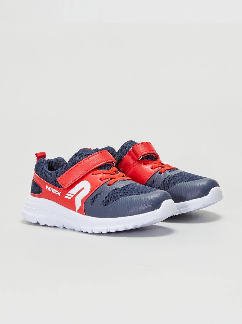Zapatillas de deporte con velcro azul navy - Kiabi