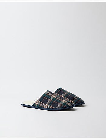 Zapatillas de dormitorio de cuadros, mo fashion