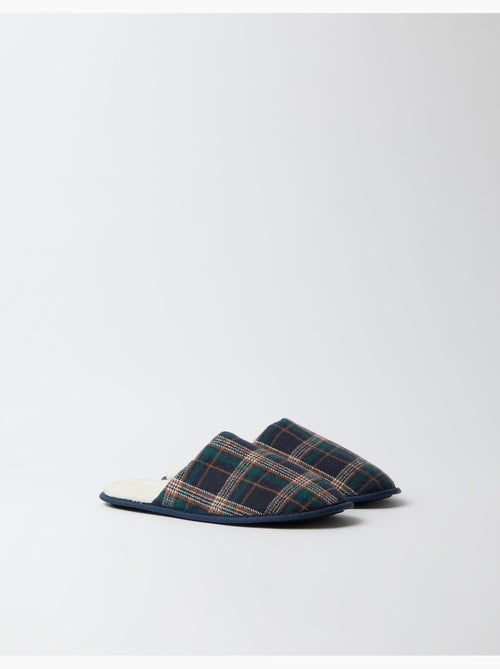 Zapatillas de dormitorio de cuadros, mo fashion - Kiabi