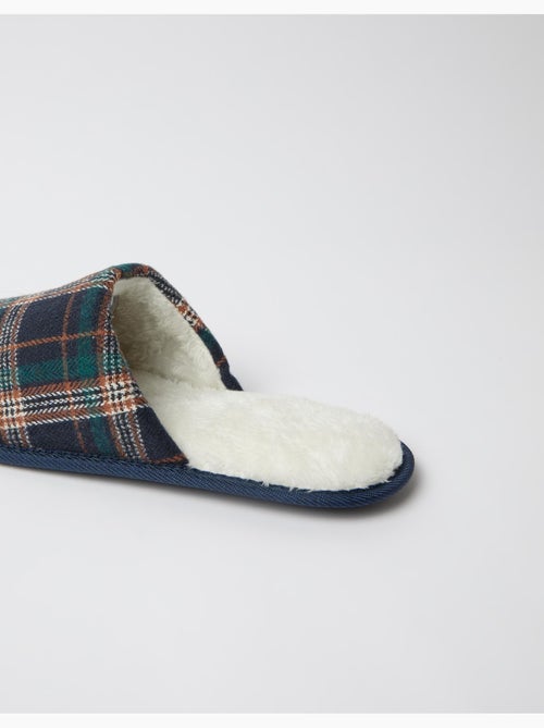 Zapatillas de dormitorio de cuadros, mo fashion - Kiabi