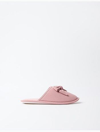 Zapatillas de dormitorio de vichy, mo fashion