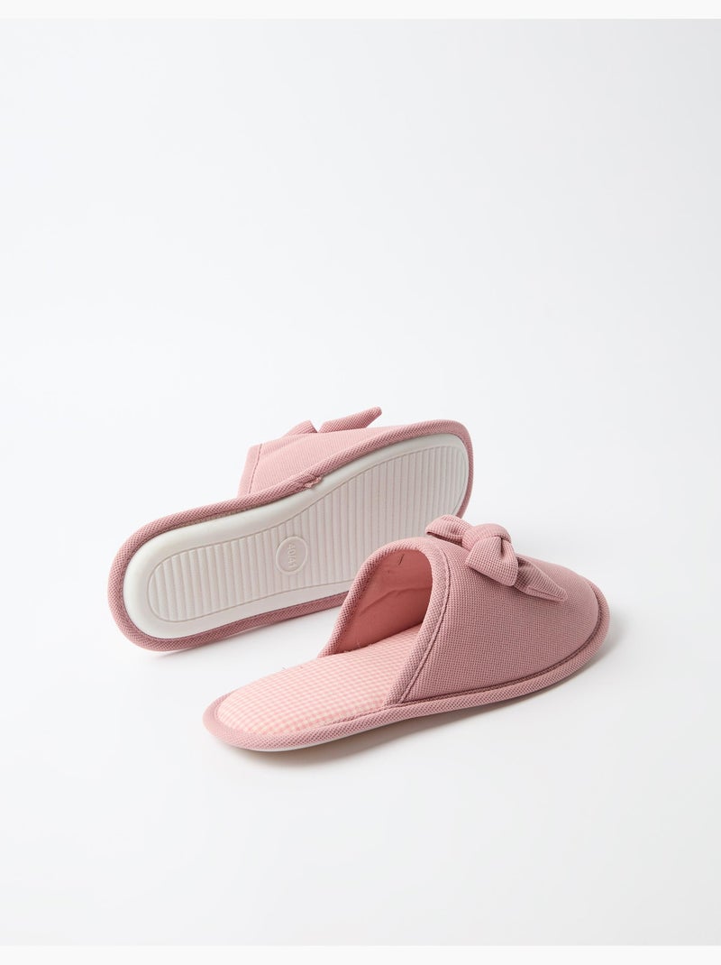 Zapatillas de dormitorio de vichy, mo fashion Rosa - Kiabi