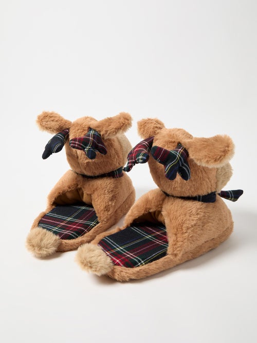 Zapatillas de dormitorio navideño, MO Fashion - Kiabi Zapatillas de dormitorio navideño, MO Fashion - Kiabi