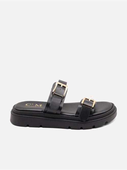 Zapatillas de dos tiras - Kiabi Zapatillas de dos tiras - Kiabi
