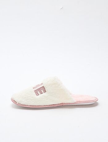 Zapatillas de estar en casa con lentejuelas 'the boss'