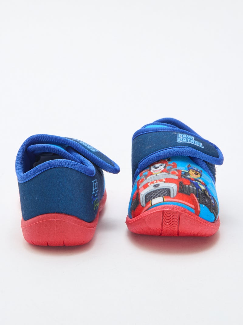 Zapatillas de estar en casa con velcro 'Patrulla Canina' Azul - Kiabi