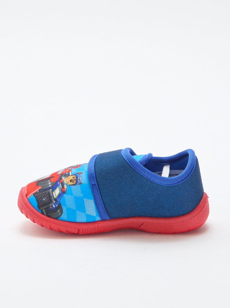 Zapatillas de estar en casa con velcro 'Patrulla Canina' Azul - Kiabi