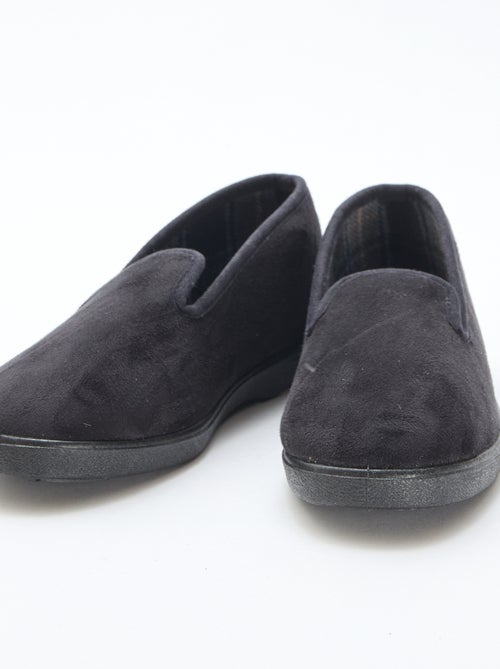 Zapatillas de estar en casa de nobuk lisas - Kiabi