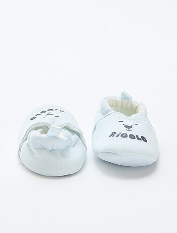 Zapatillas de estar en casa de tela con estampado animal