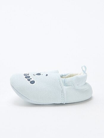 Zapatillas de estar en casa de tela con estampado animal