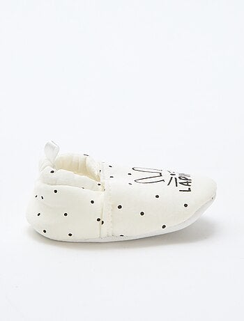 Zapatillas de estar en casa de tela con estampado animal