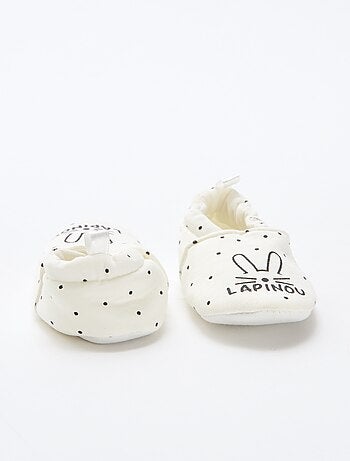 Zapatillas de estar en casa de tela con estampado animal