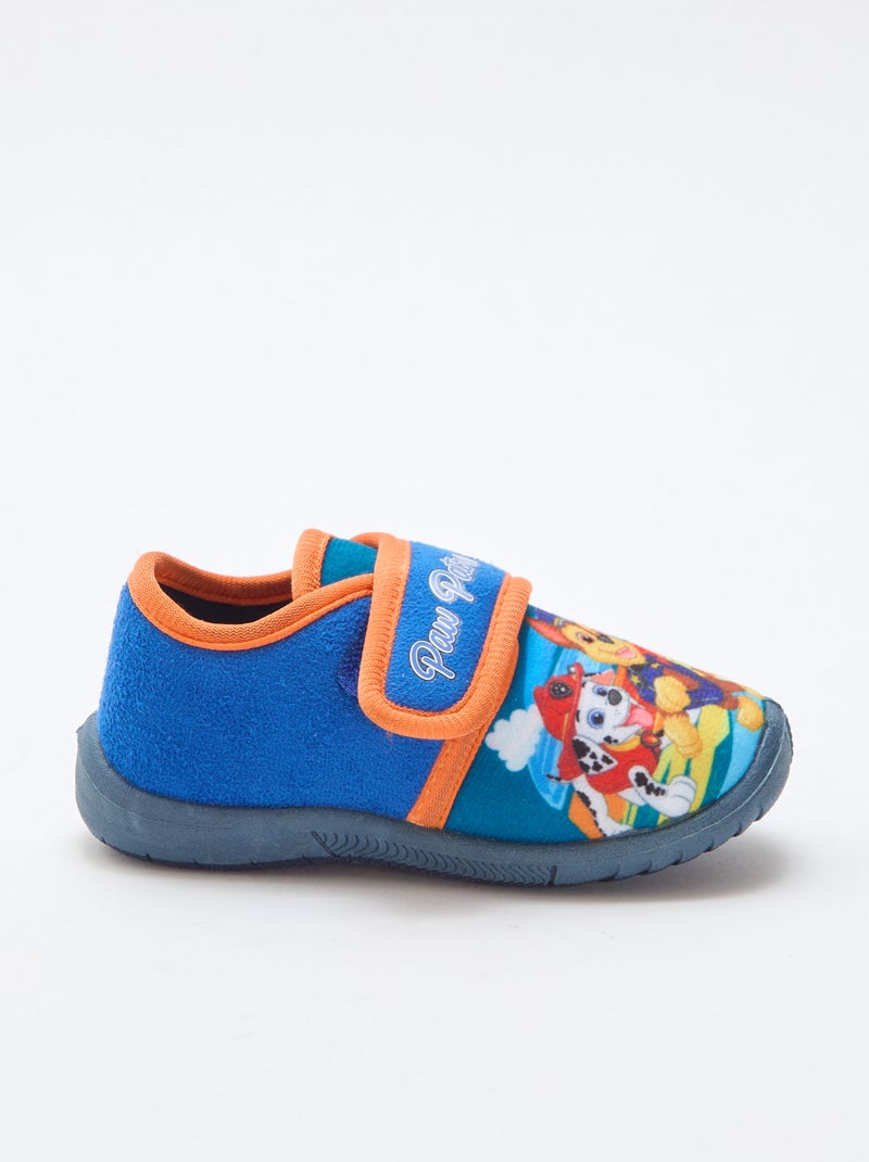 Zapatillas de estar por casa con velcro 'Patrulla Canina' Azul - Kiabi