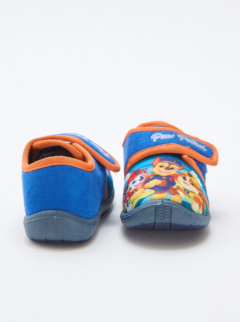 Zapatillas de estar por casa con velcro 'Patrulla Canina' Azul - Kiabi