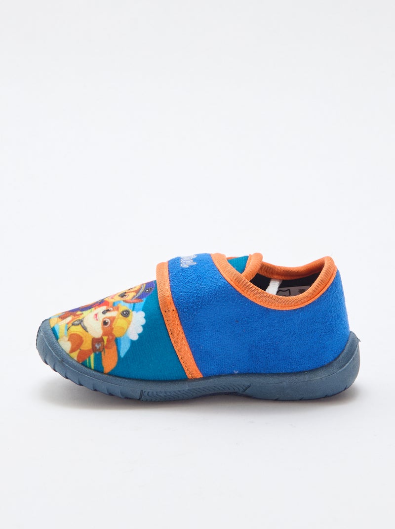 Zapatillas de estar por casa con velcro 'Patrulla Canina' Azul - Kiabi