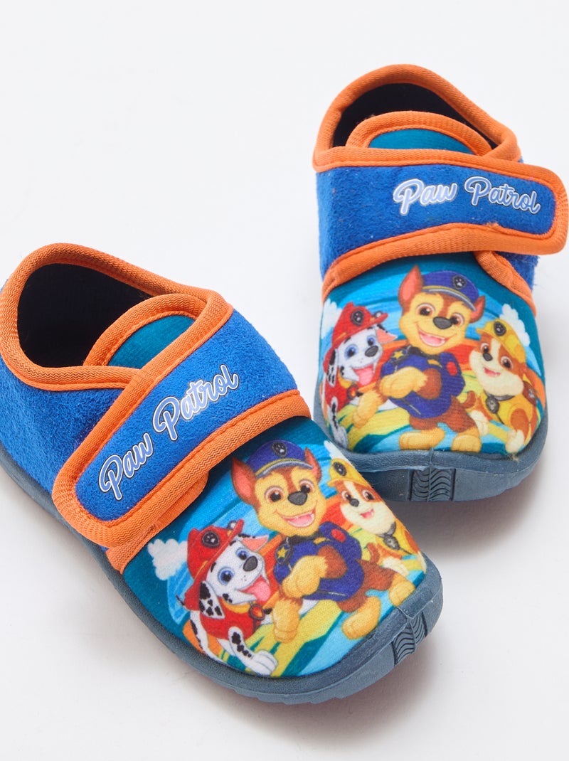 Zapatillas de estar por casa con velcro 'Patrulla Canina' Azul - Kiabi
