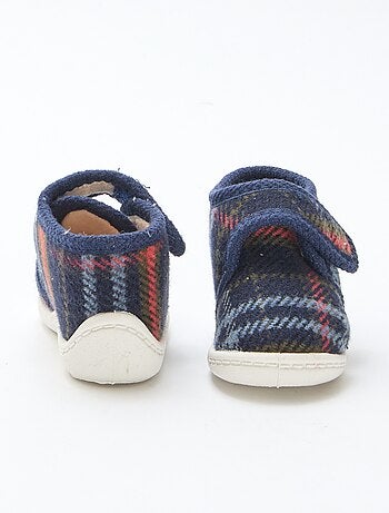 Zapatillas de estar por casa forradas con cierres de velcro