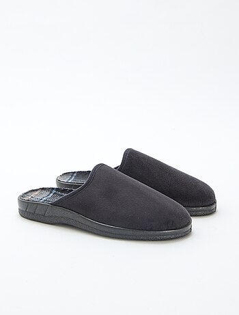 Zapatillas de estar por casa lisas en nobuck