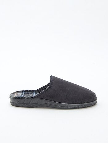 Zapatillas de estar por casa lisas en nobuck