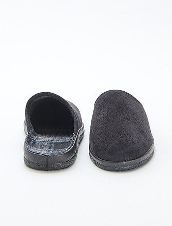 Zapatillas de estar por casa lisas en nobuck