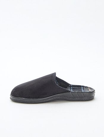 Zapatillas de estar por casa lisas en nobuck