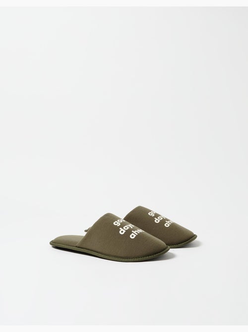 Zapatillas de habitación con estampados, MO Fashion - Kiabi Zapatillas de habitación con estampados, MO Fashion - Kiabi