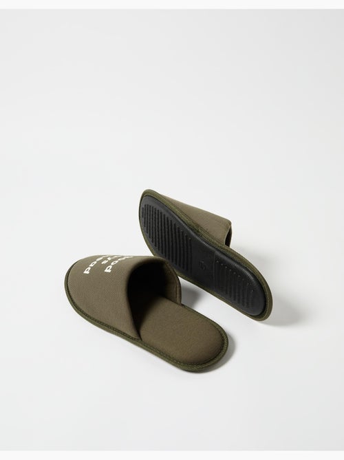 Zapatillas de habitación con estampados, MO Fashion - Kiabi Zapatillas de habitación con estampados, MO Fashion - Kiabi