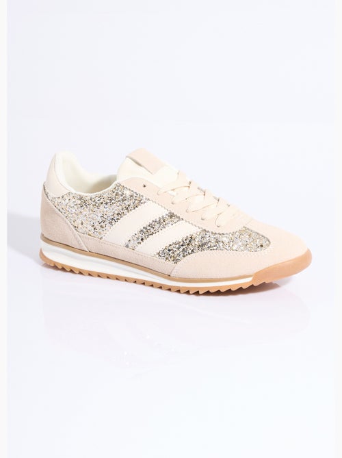 Zapatillas de inspiración retro con lentejuelas - AFIBEL - Kiabi