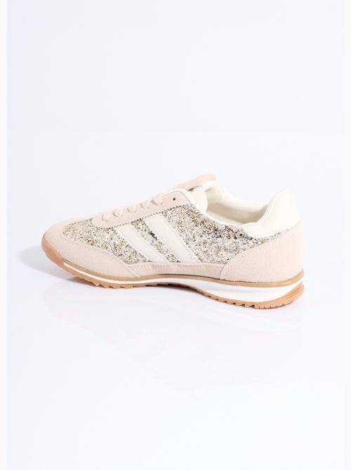 Zapatillas de inspiración retro con lentejuelas - AFIBEL - Kiabi