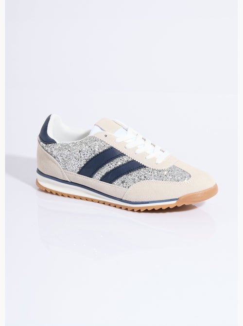 Zapatillas de inspiración retro con lentejuelas - AFIBEL - Kiabi