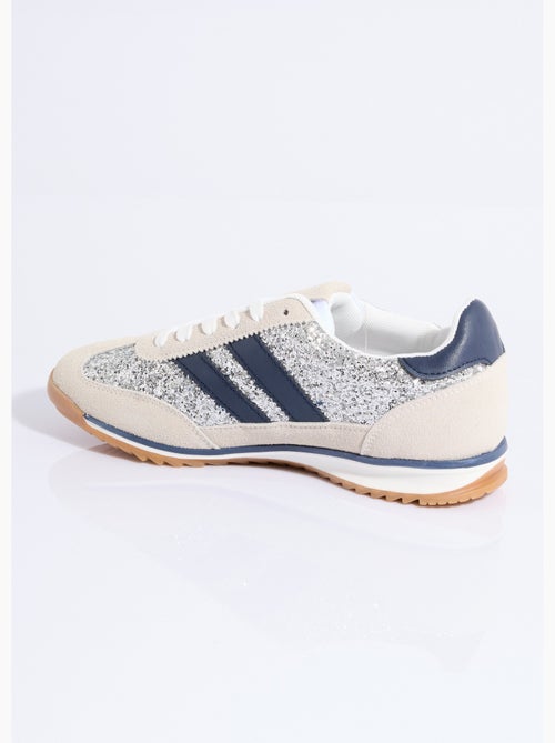 Zapatillas de inspiración retro con lentejuelas - AFIBEL - Kiabi