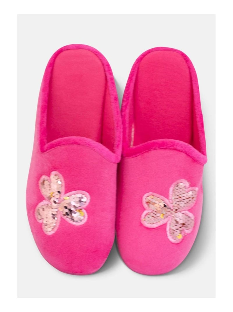 Zapatillas de lentejuelas Kebello Rosa - Kiabi