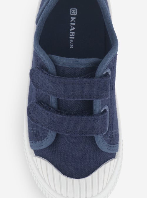 Zapatillas de lona con cierre autoadherente - Kiabi Zapatillas de lona con cierre autoadherente - Kiabi